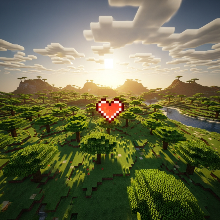 Illustration immersive du sujet : schwierigste Modus Minecraft