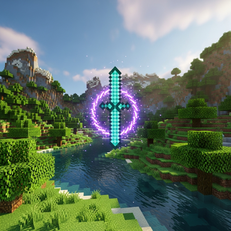 Illustration immersive du sujet : beste Minecraft Verzauberungen