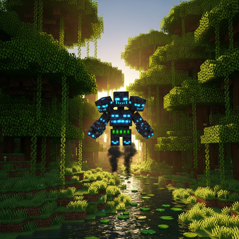 Illustration immersive du sujet : hardest mode in Minecraft