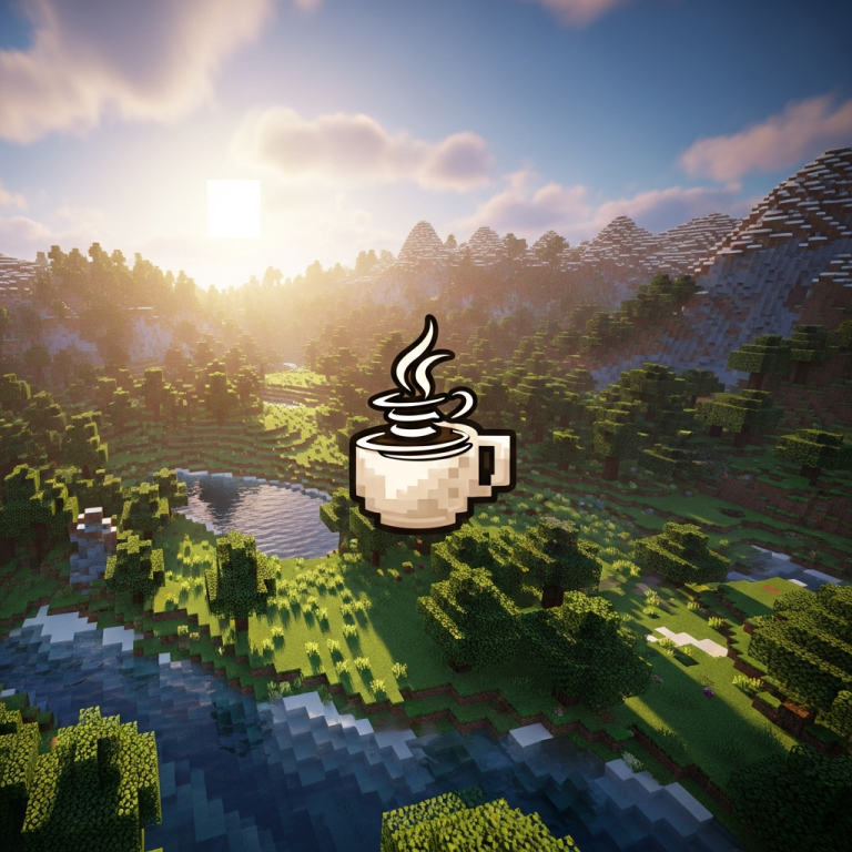Illustration immersive du sujet : Java version Minecraft server