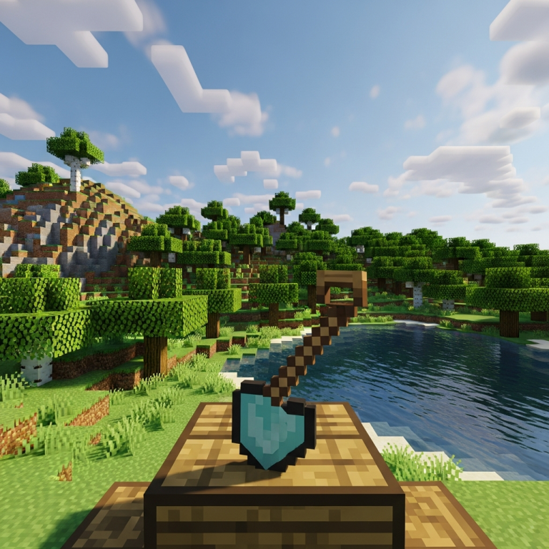 Illustration immersive du sujet : Schaufel Minecraft