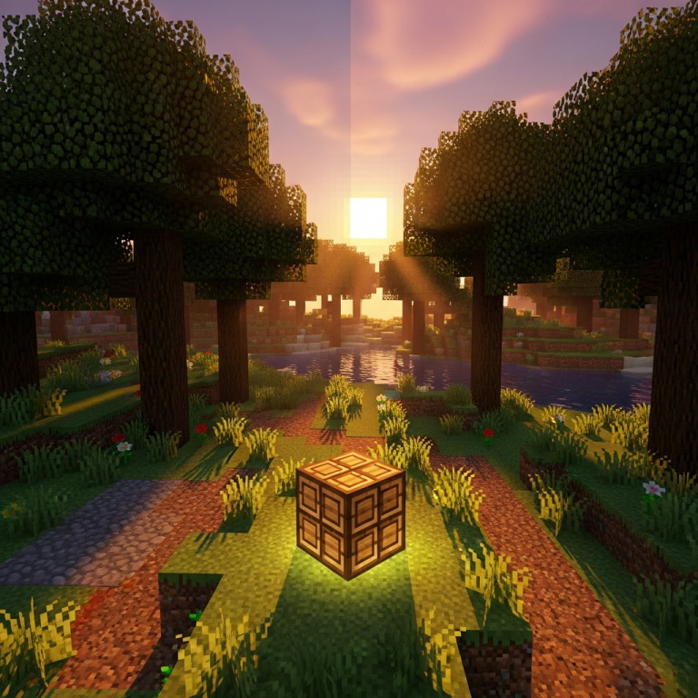 Illustration immersive du sujet : Werkbank Minecraft erstellen