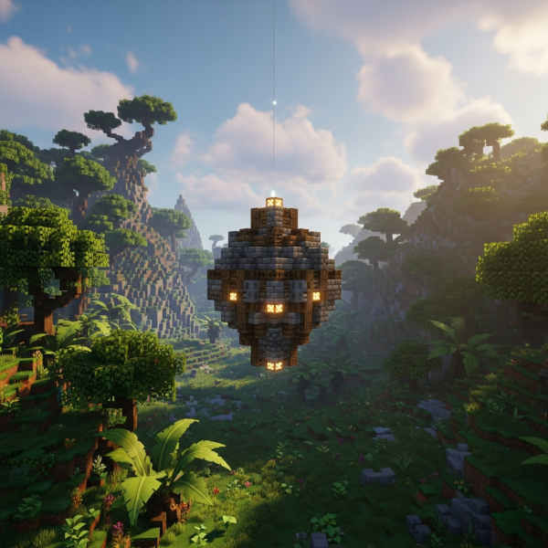 Illustration immersive du sujet : crear mundos Hytale
