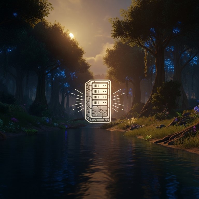 Illustration immersive du sujet : crear servidor Hytale