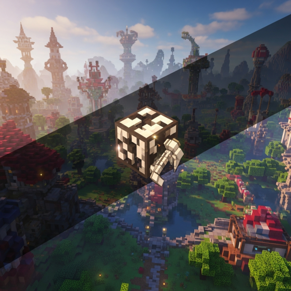 Illustration immersive du sujet : Hytale custom maps