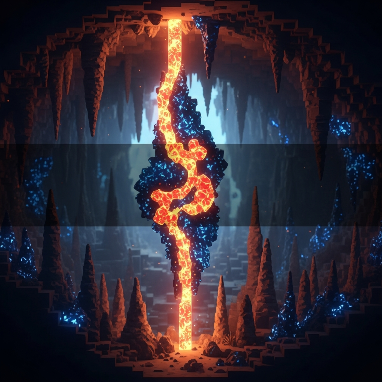 Illustration immersive du sujet : encontrar Torio Cobalto Hytale