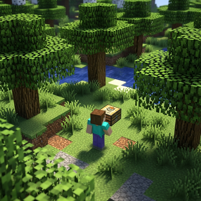 Illustration immersive du sujet : hacer tinte minecraft