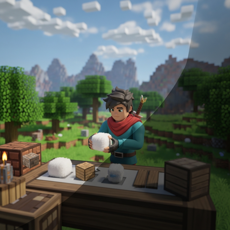 Illustration immersive du sujet : hacer cama Hytale