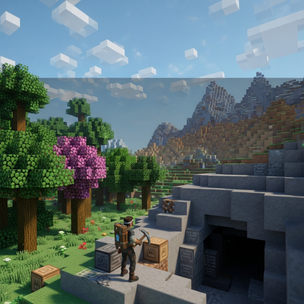 Illustration immersive du sujet : find torio cobalto hytale