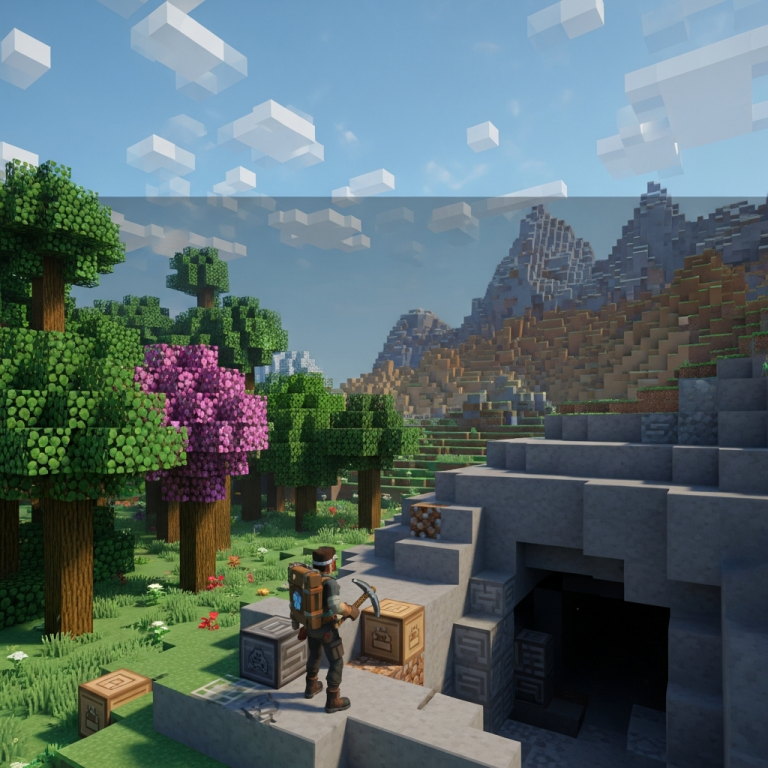 Illustration immersive du sujet : find torio cobalto hytale