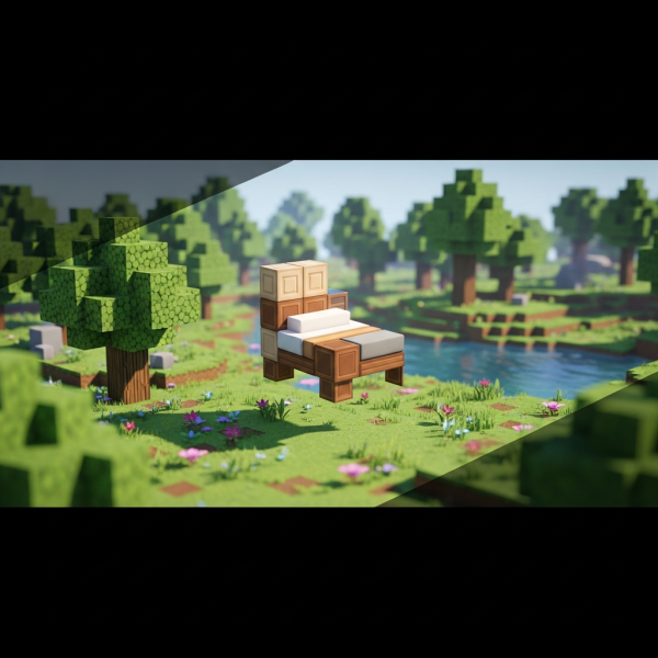 Illustration immersive du sujet : make bed hytale