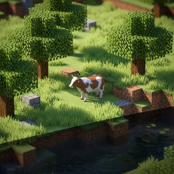 Illustration immersive du sujet : find leather Hytale