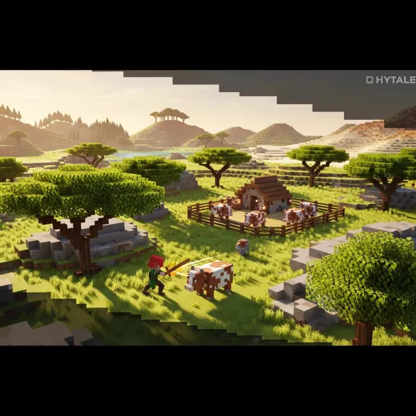 Illustration immersive du sujet : trouver cuir Hytale