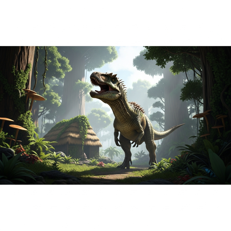 Illustration immersive du sujet : meilleurs mods ARK Survival Ascended