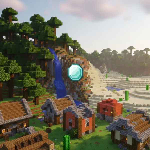 Illustration immersive du sujet : beste Ressourcenpaket Minecraft