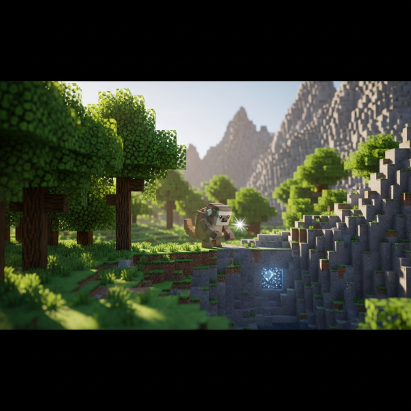 Illustration immersive du sujet : Hytale Spieler freuen