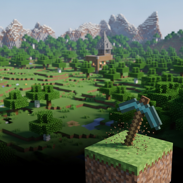 Ilustración inmersiva del tema: instalar plugin Chunky Minecraft