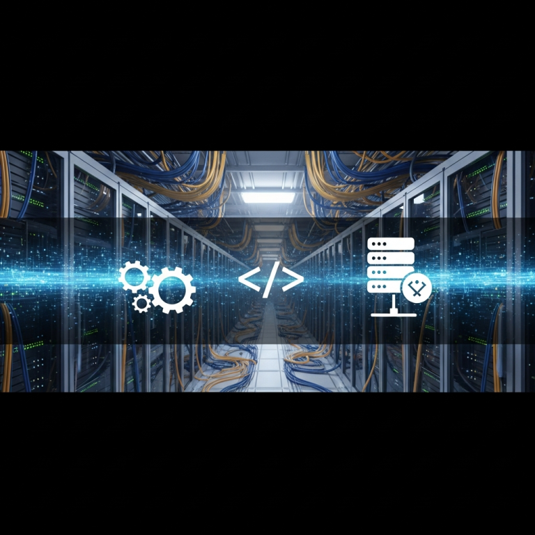 Illustration immersive du sujet : créer app VPS Linux