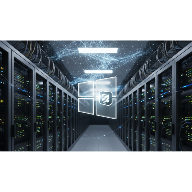 Illustration immersive du sujet : créer app VPS Windows