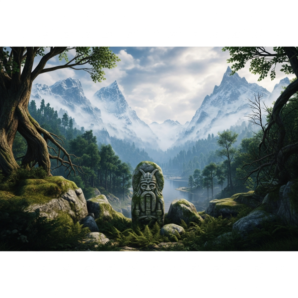 Ilustración inmersiva del tema: Valheim cross-platform