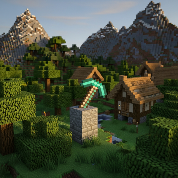 Immersive illustration of: minecraft server windows vps