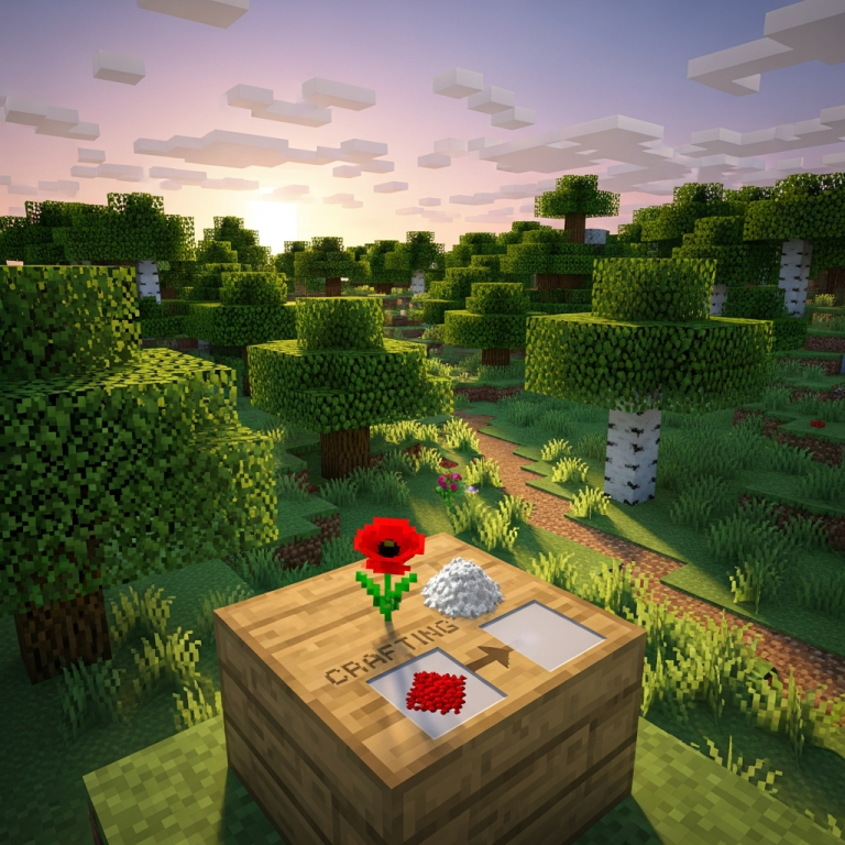 Illustration immersive du sujet : make dye minecraft