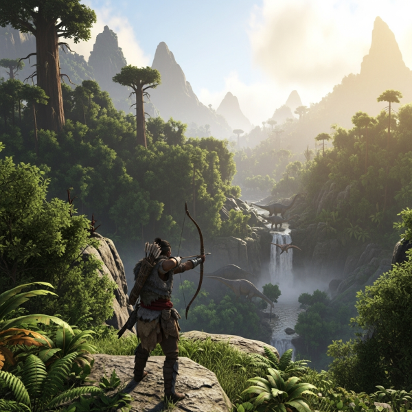 Illustration immersive du sujet : lancer cluster ARK Survival Ascended