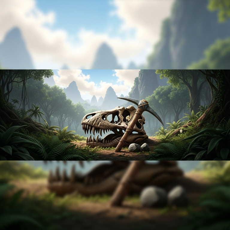 Illustration immersive du sujet : erreurs éviter débutant ARK Survival Ascended