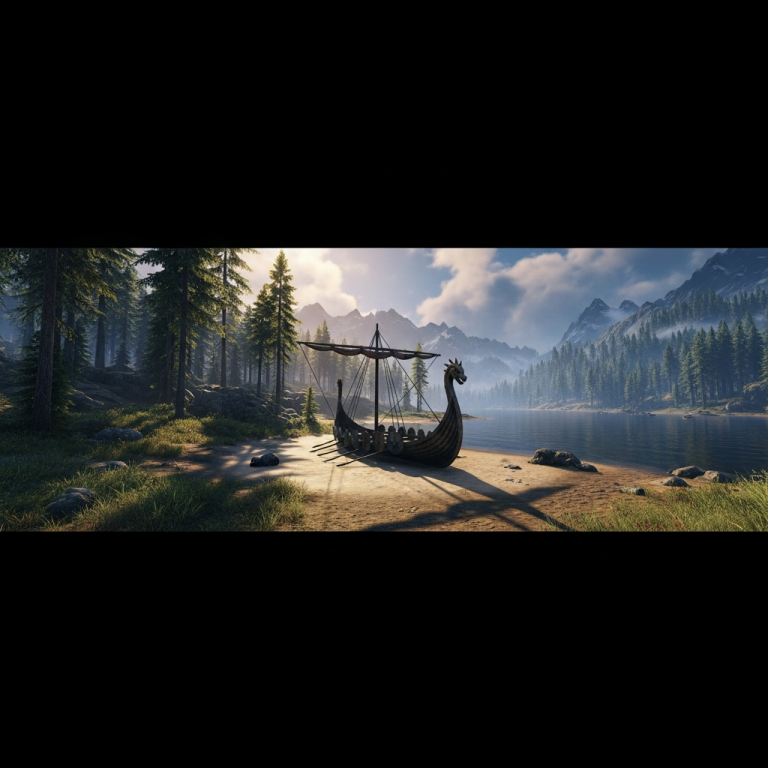 Illustration immersive du sujet : jouer valheim en ligne