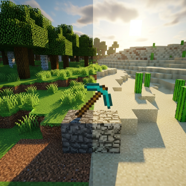 Illustration immersive du sujet : besten Minispiele Minecraft