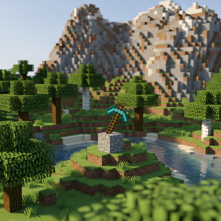 Immersive illustration of: best minecraft server