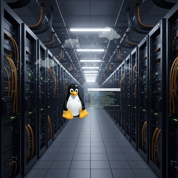 Immersive Illustration zum Thema: App auf Linux-VPS erstellen