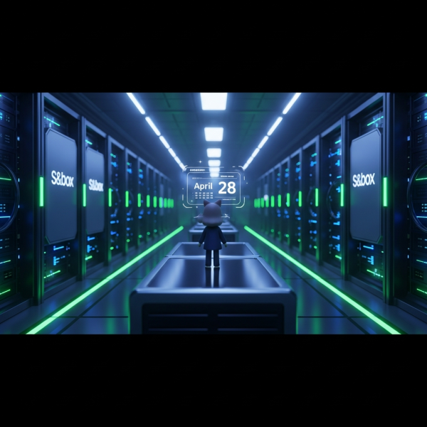Ilustración inmersiva del tema: lanzar servidor S&Box