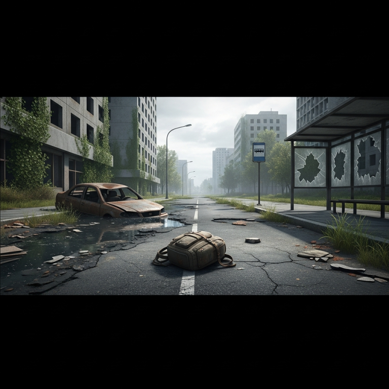 Illustration immersive du sujet : serveur RP DayZ