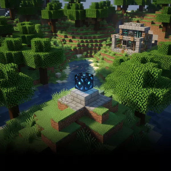 Immersive illustration of: host Minecraft server for free