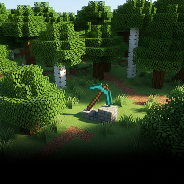 Ilustración inmersiva del tema: alojar gratis servidor minecraft