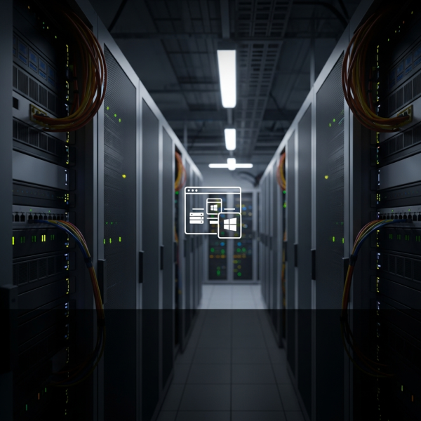 Immersive illustration of: create app Windows VPS