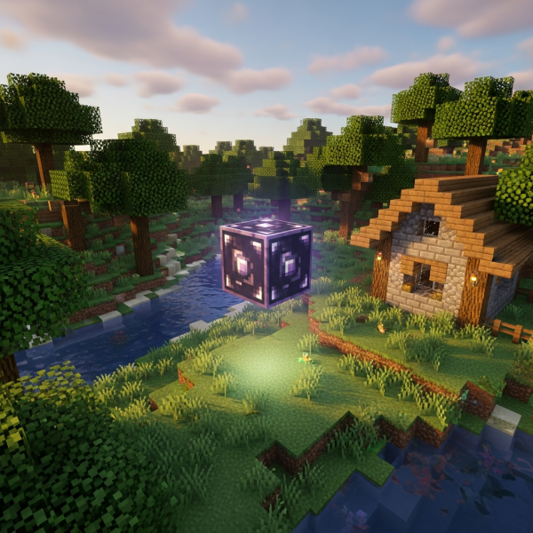 Ilustración inmersiva del tema: mods servidor Minecraft