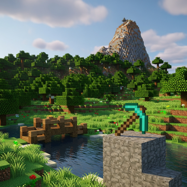 Immersive Illustration zum Thema: Minecraft Server Mods