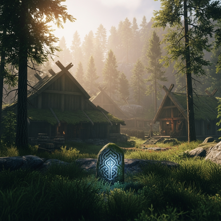 Immersive Illustration zum Thema: Valheim Server IP