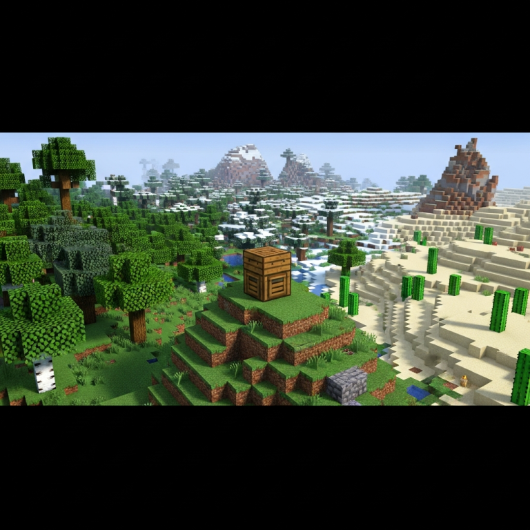 Illustration immersive du sujet : améliorer Minecraft