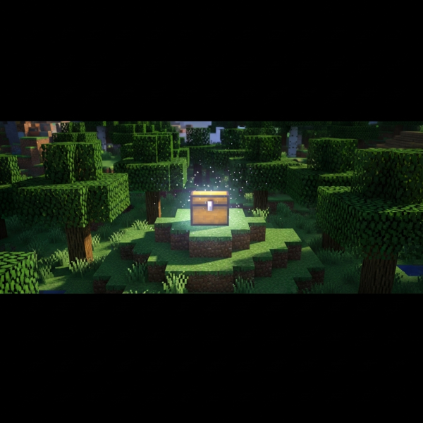 Ilustración inmersiva del tema: servidor Minecraft gratis