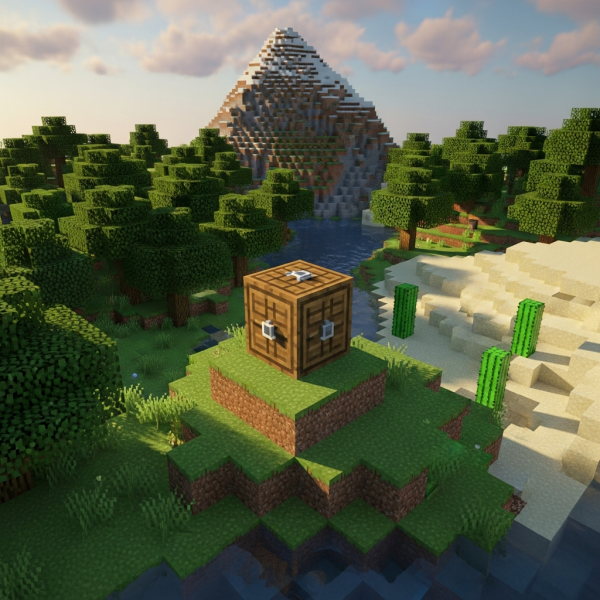 Ilustración inmersiva del tema: mods servidor Minecraft
