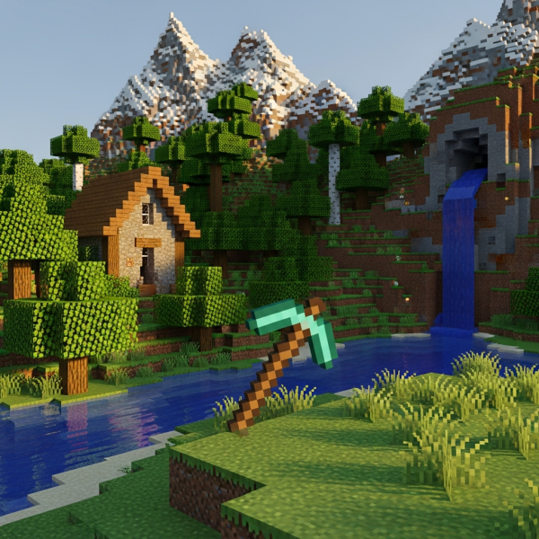 Immersive illustration of: rent minecraft server