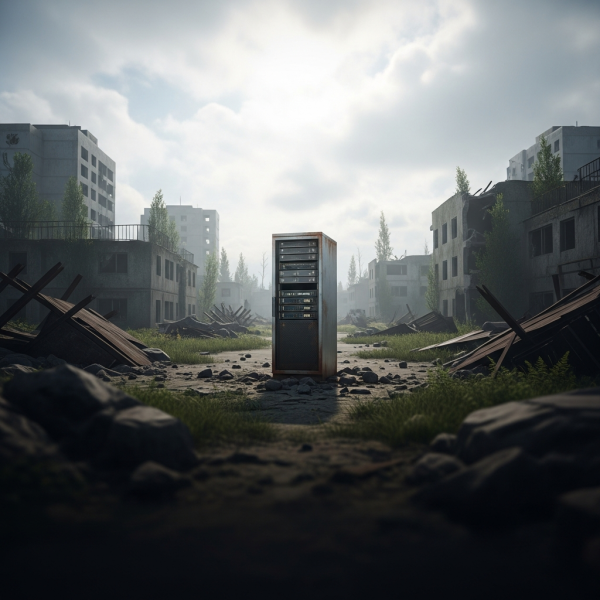 Immersive Illustration zum Thema: ARK Dedicated Server