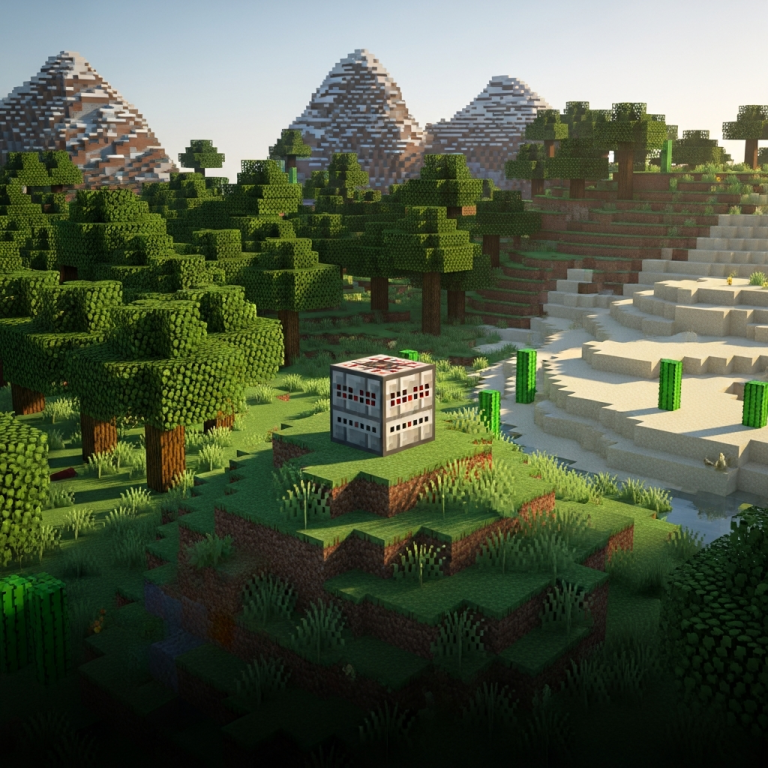 Immersive Illustration zum Thema: Mods Minecraft Server