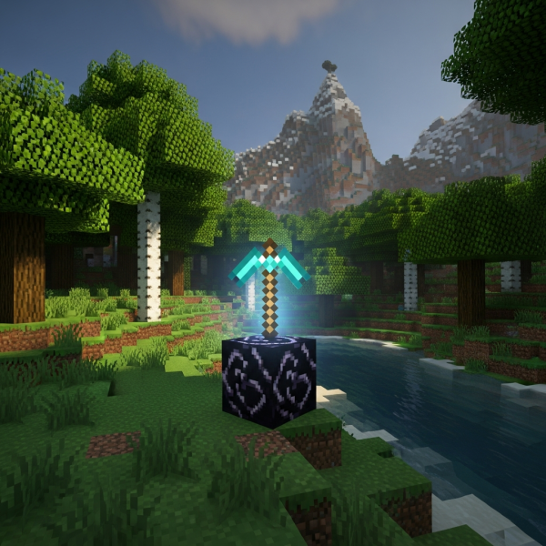 Ilustración inmersiva del tema: alquiler servidor Minecraft