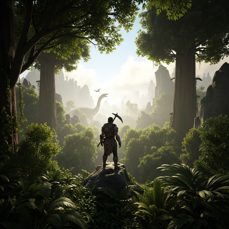 Illustration immersive du sujet : serveur ARK dédié