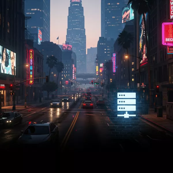 Illustration immersive du sujet : base serveur FiveM