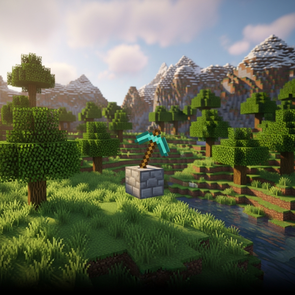 Illustration immersive du sujet : kostenloser Minecraft-Server